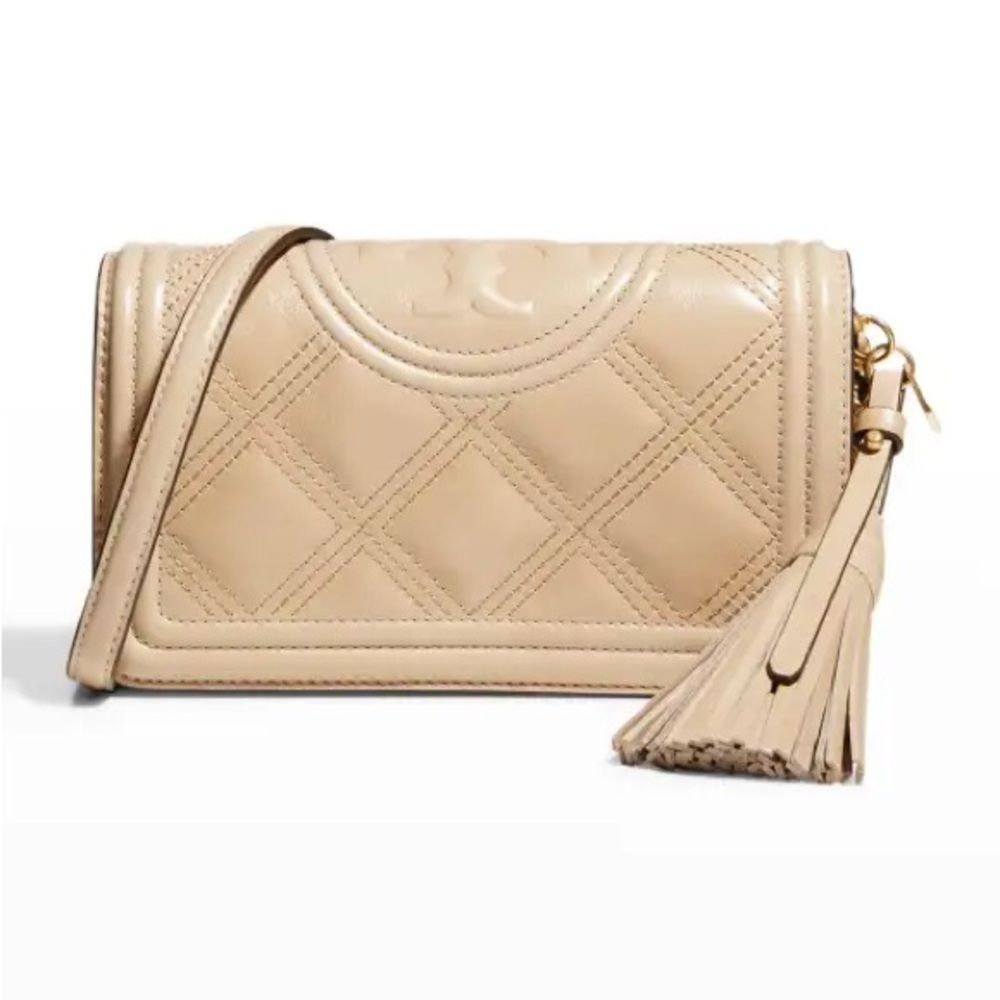 Tory Burch Fleming Soft Glaze Wallet Crossbody
